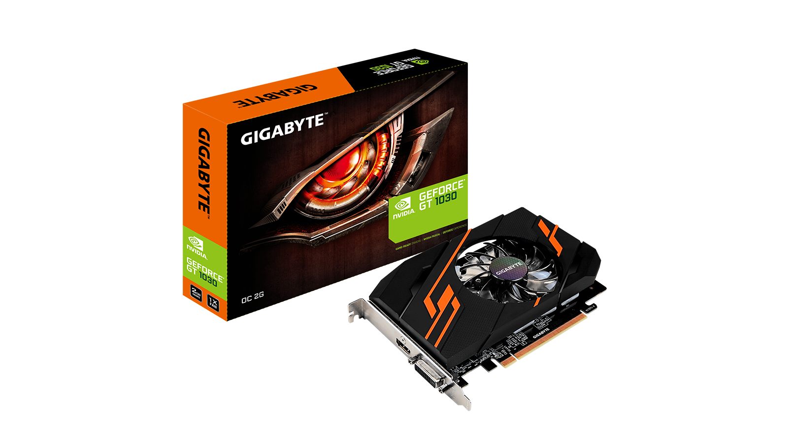 GIGABYTE nVidia GeForce GT 1030 OC Edition 2GB GDDR5 64-bit grafička ...