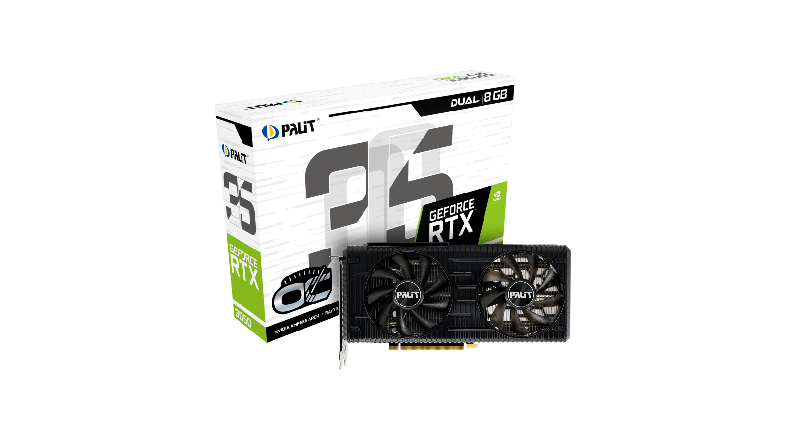 PALIT nVidia GeForce RTX 3050 DUAL OC 8GB GDDR6 128-bit grafička ...