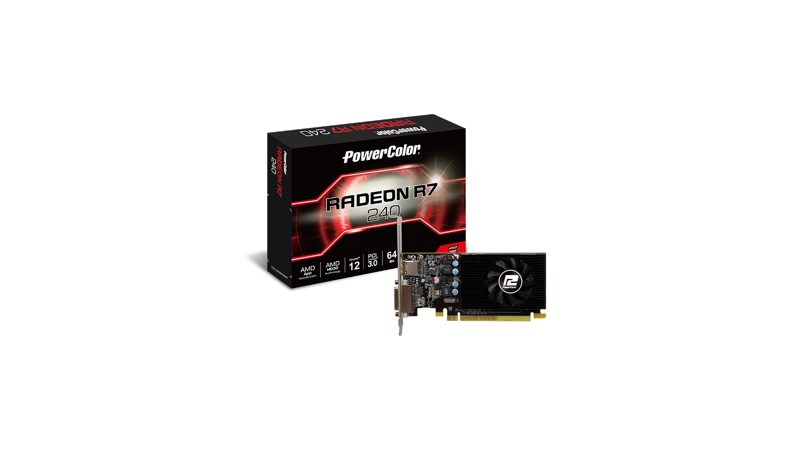 PowerColor AMD Radeon R7 240 2GB GDDR5 64-bit grafička kartica - Cene i ...