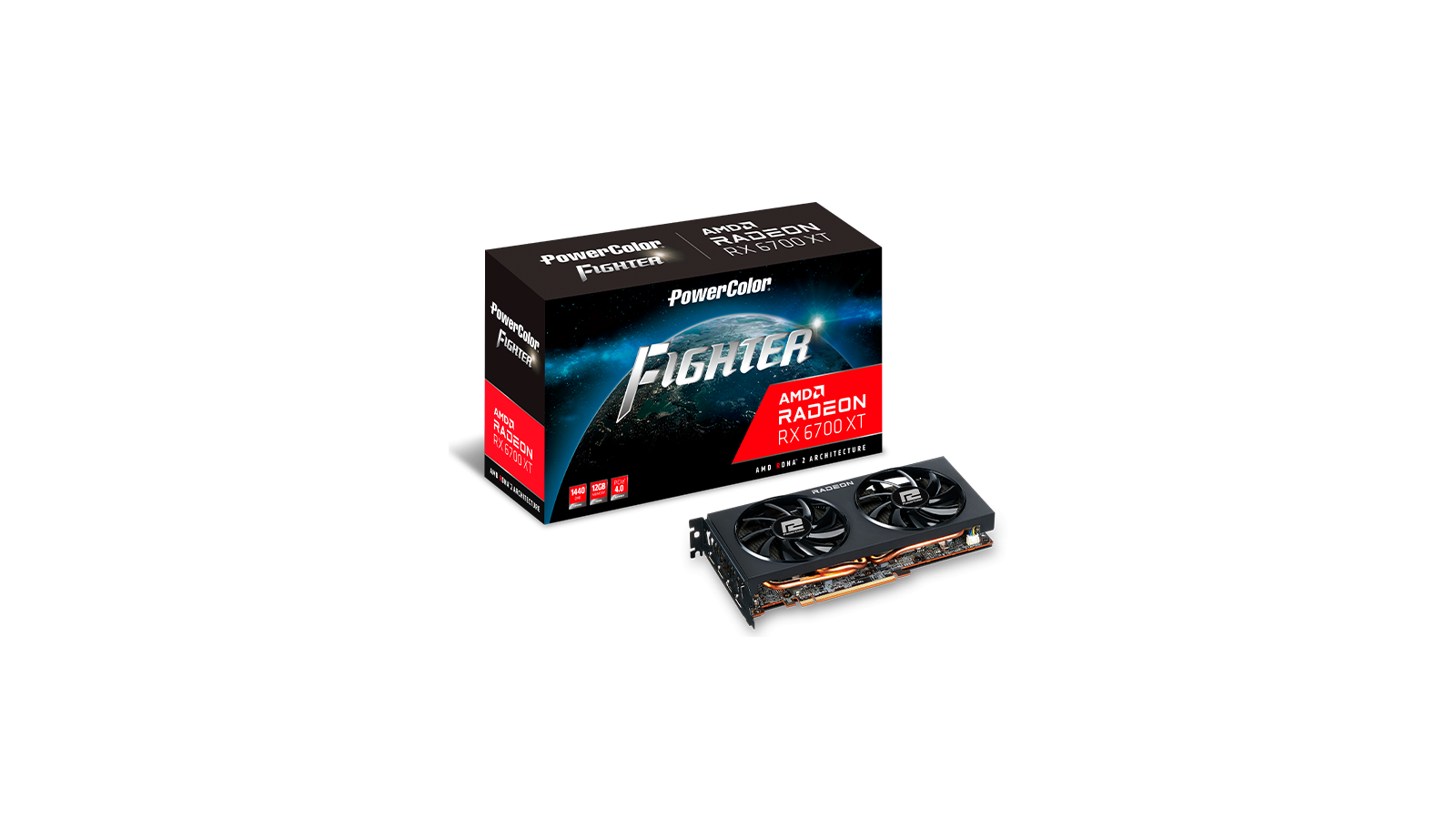 PowerColor AMD Radeon RX 6700 XT Fighter 12GB GDDR6 192-bit grafička ...