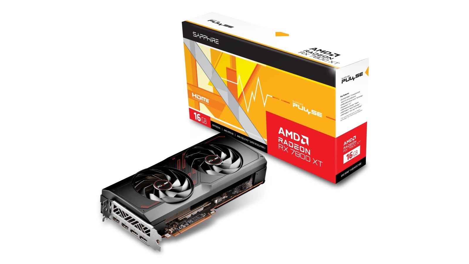 SAPPHIRE AMD Radeon RX 7800 XT PULSE 16GB GDDR6 256 bit Grafi ka sapphire-amd-radeon-rx-7800-xt-pulse-16gb-gddr6-256-bit-grafi-ka