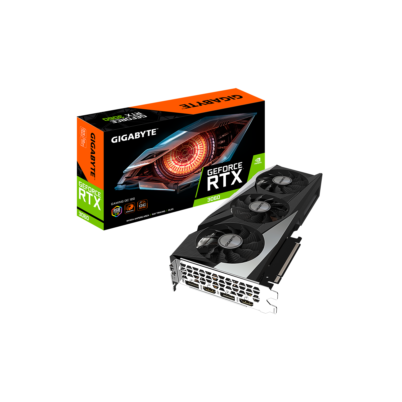 GIGABYTE nVidia GeForce RTX 3060 GAMING OC LHR rev. 2.0 12GB