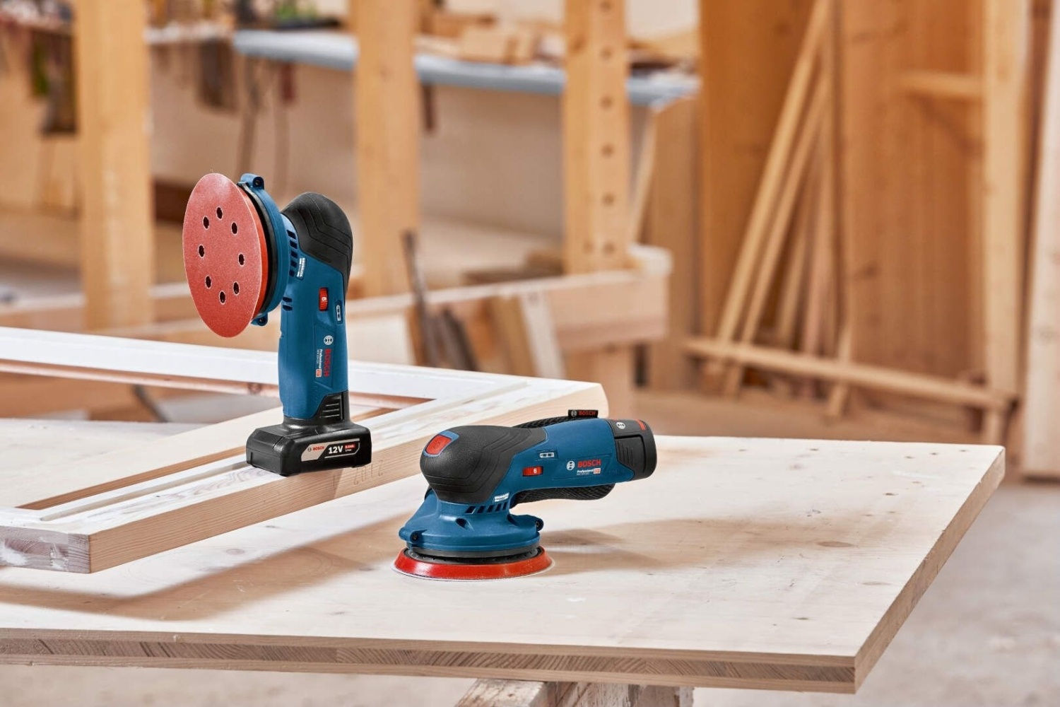 BOSCH GEX 12V-125 Solo rotaciona aku brusilica 2